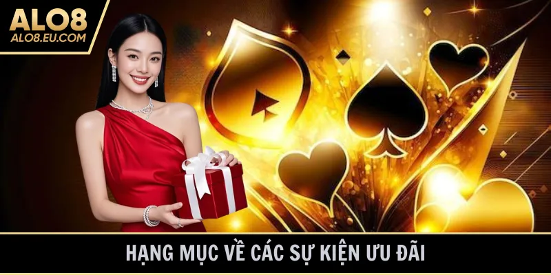 Hạng mục về các sự kiện ưu đãi