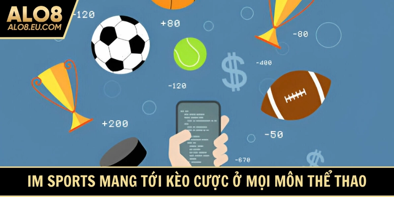 IM Sports cung cấp rất nhiều kèo ở đầy đủ môn thể thao