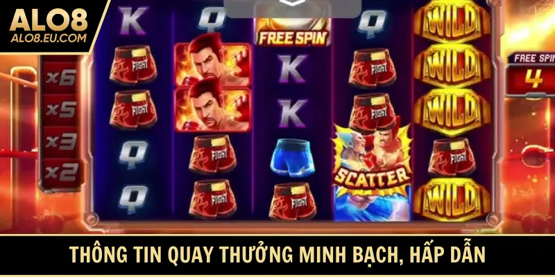 Thông tin quay thưởng minh bạch, hấp dẫn